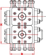 Workover Blowout Preventer, type RMW 02 dimensions profile